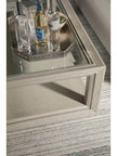 Artistica Home Zeitgeist Linen Cocktail Table