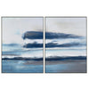 John Richard Decor Carol Benson-Cobb's Horizon's Break Diptych Wall Art