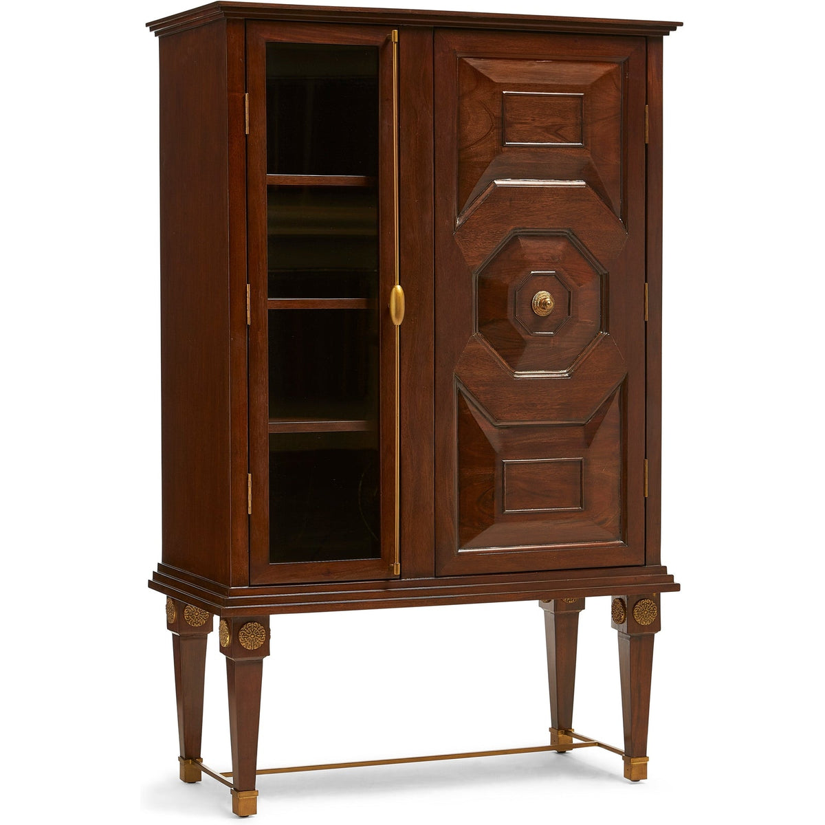 Maitland Smith Art Bar Cabinet