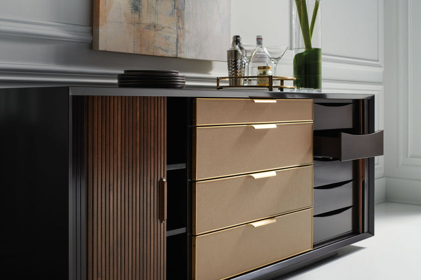 Caracole Around The Corner Dark Chocolate/Rich Walnut Dresser Clearance