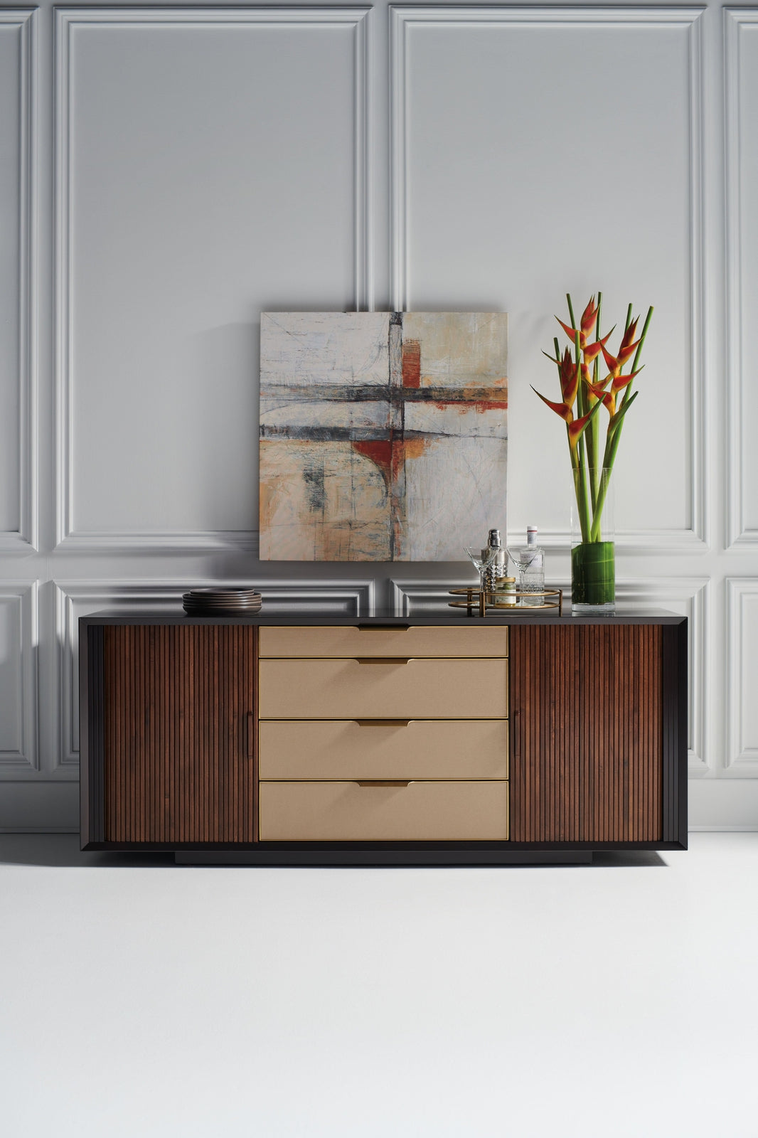 Caracole Around The Corner Dark Chocolate/Rich Walnut Dresser Clearance