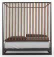 Caracole Classic Pinstripe Bed