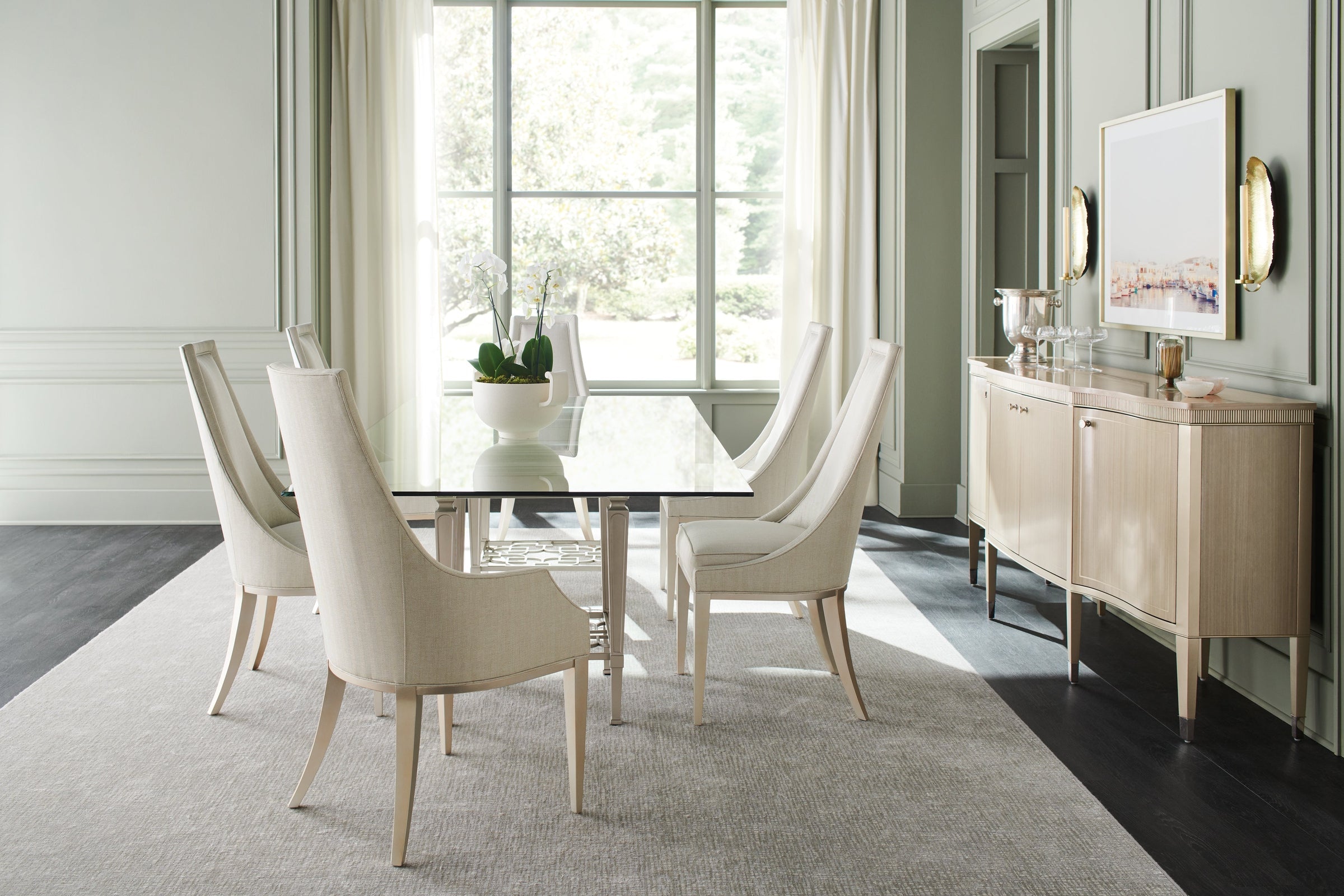 Caracole Classic A Social Event Rectangular Dining Table