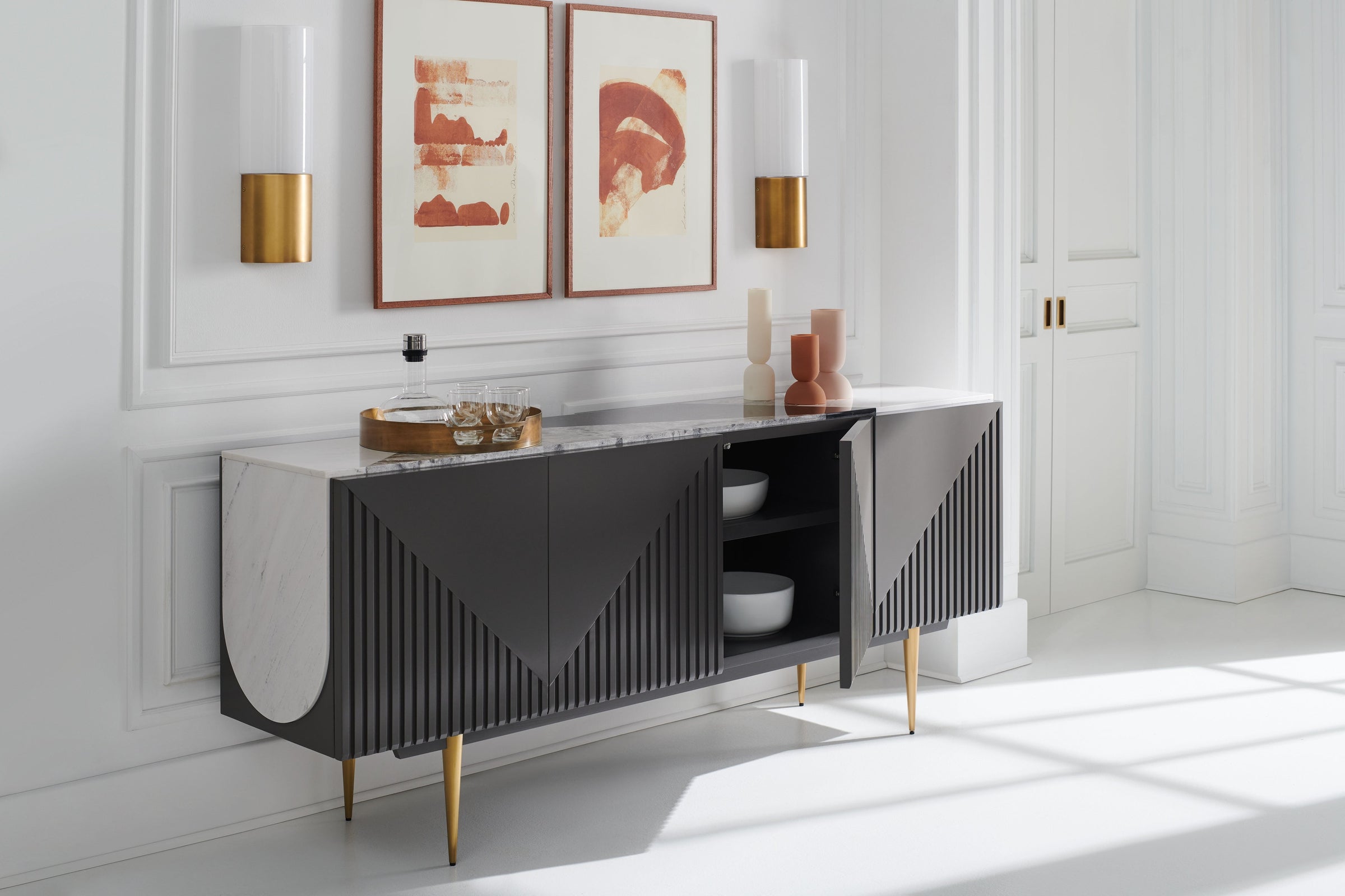 Caracole Over The Edge Sideboard INV