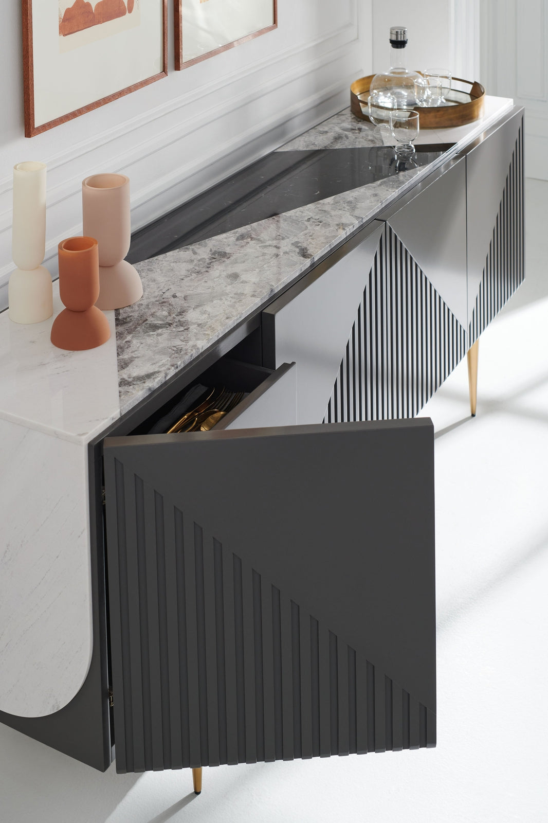 Caracole Over The Edge Sideboard INV