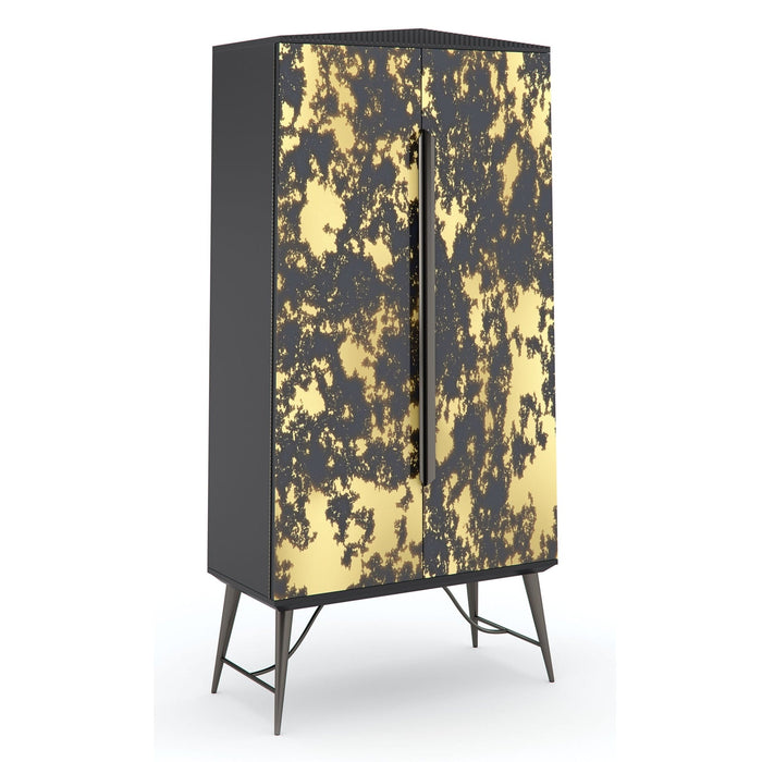 Caracole Served With A Twist Bar Cabinet DSC Sale
