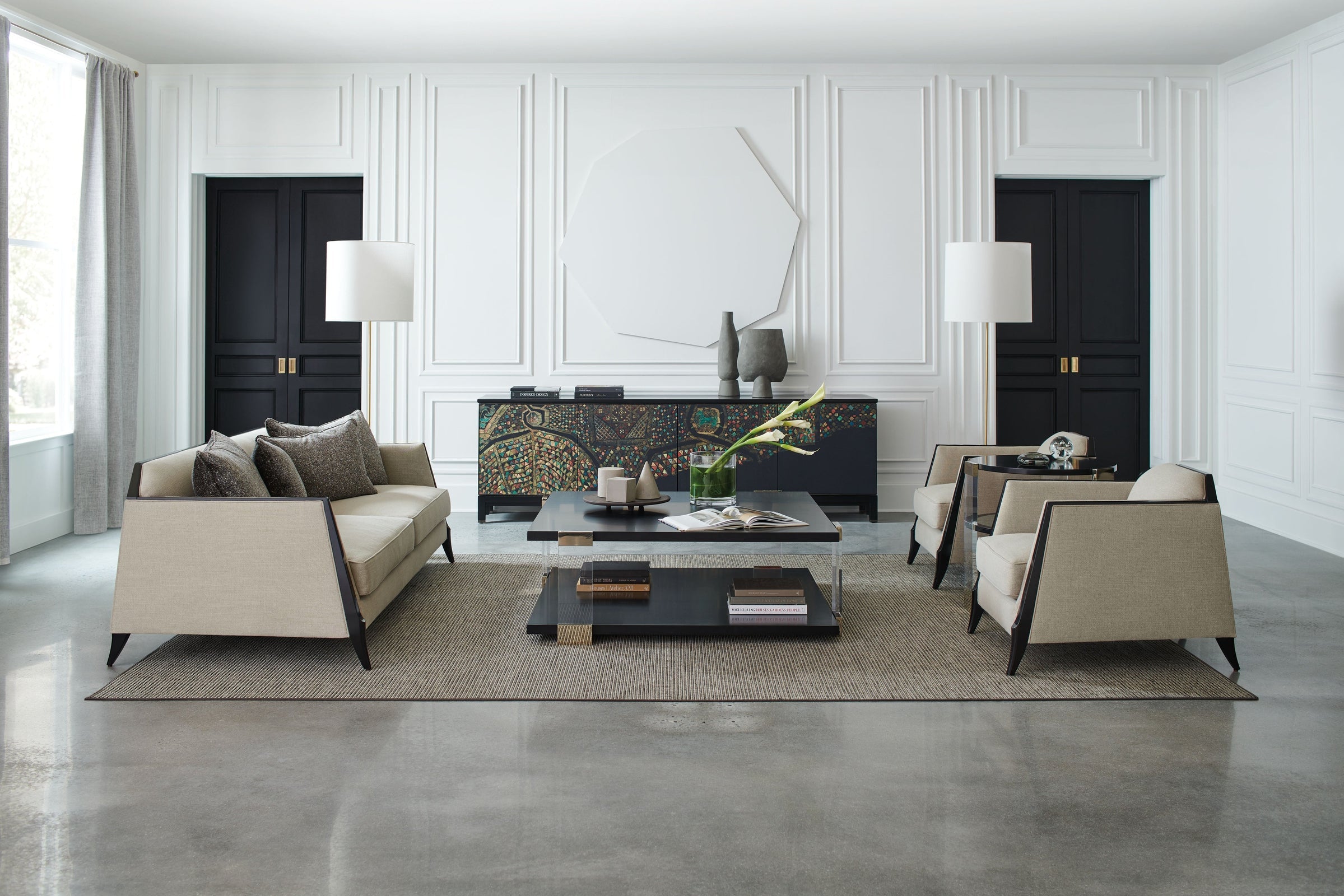 Caracole Mosaic Entertainment Console INV