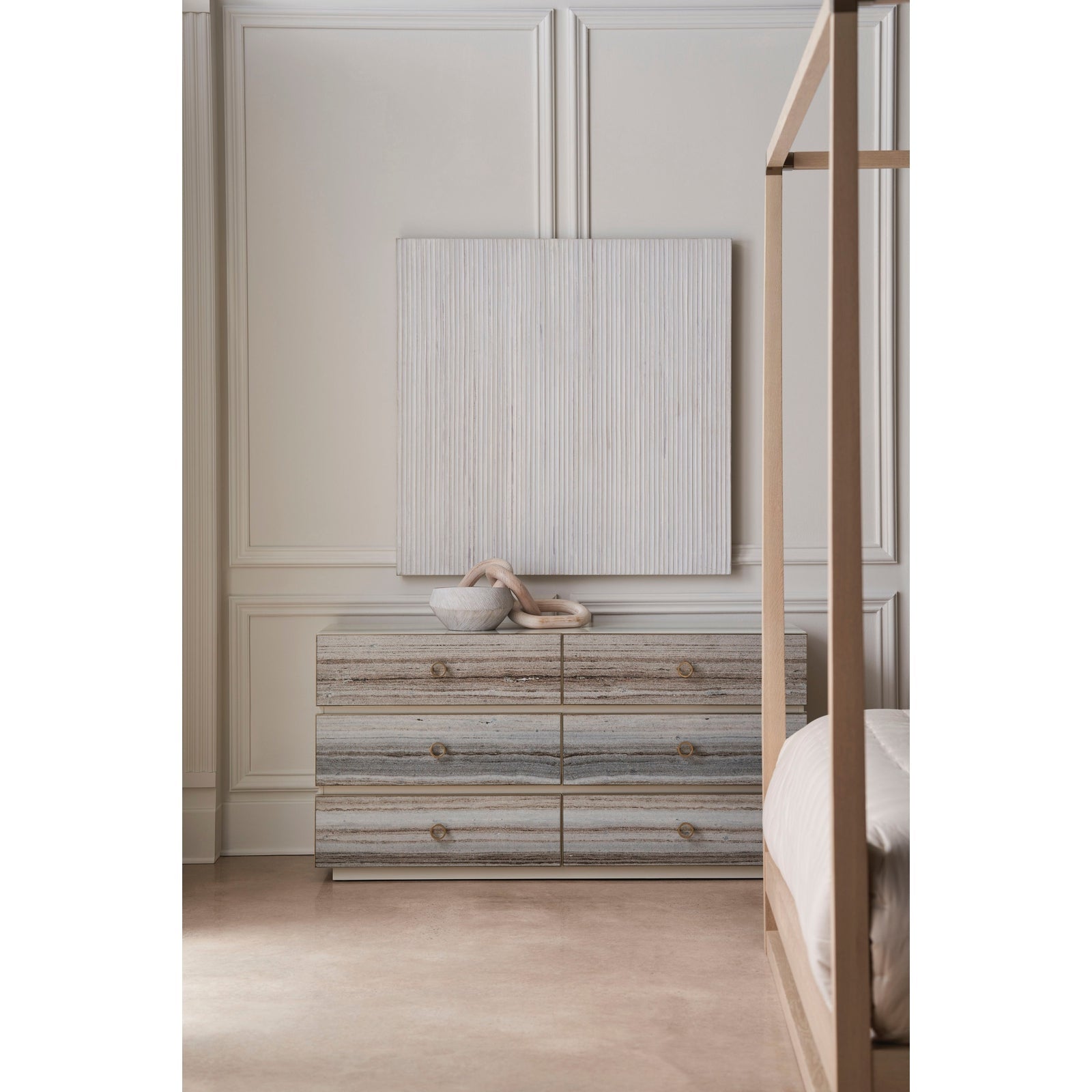 Caracole Classic Pinstripe Light Bed