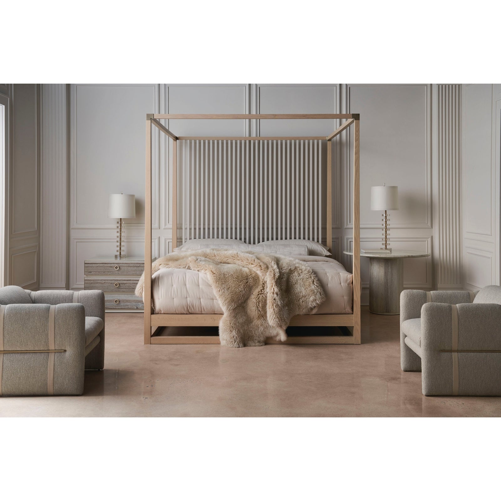 Caracole Classic Pinstripe Light Bed