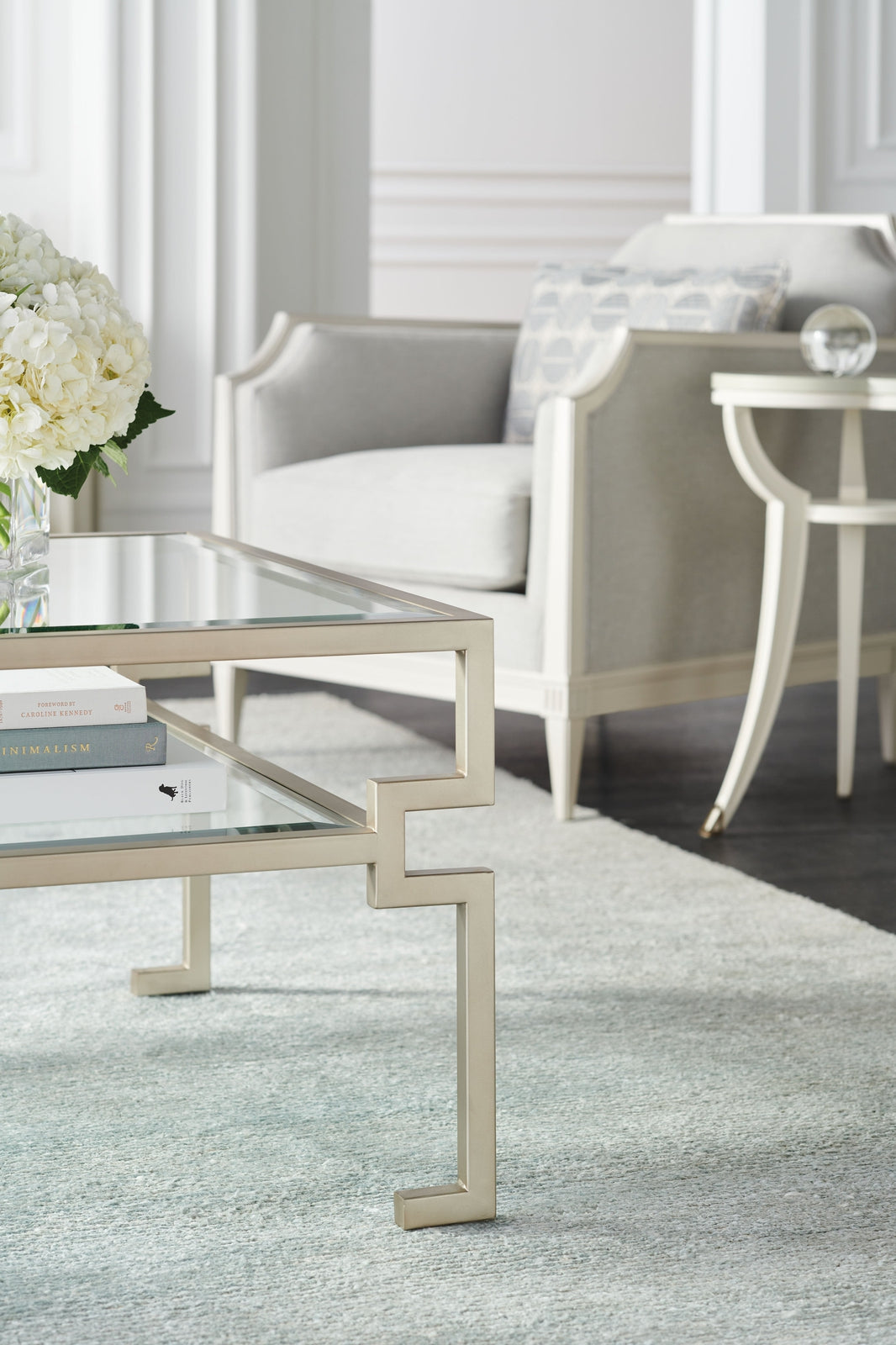 Caracole Tippy Toes End Table Open Box Item