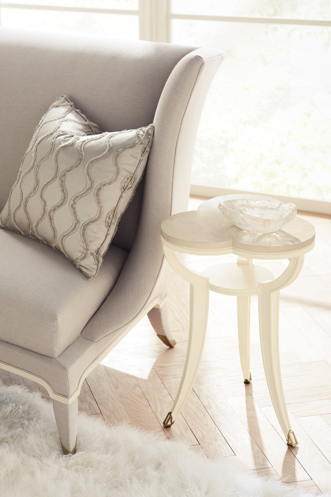Caracole Tippy Toes End Table Open Box Item