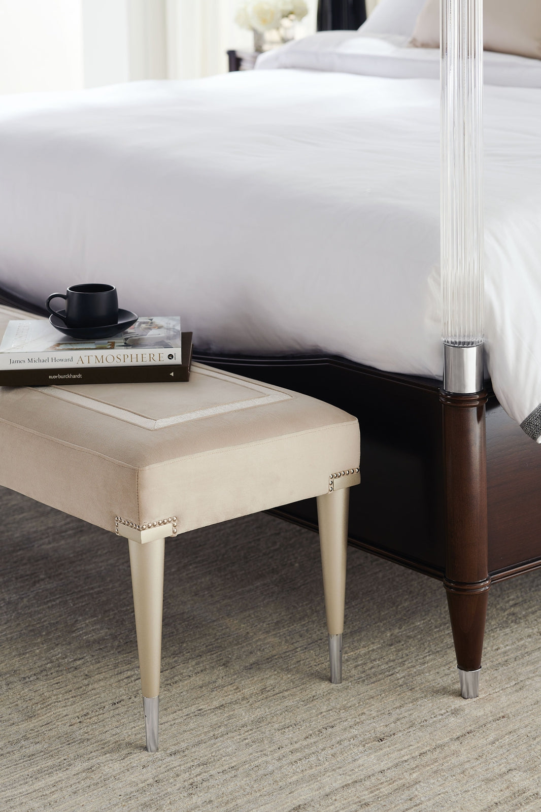 Caracole Boarding On Beautiful Benches & Ottomans