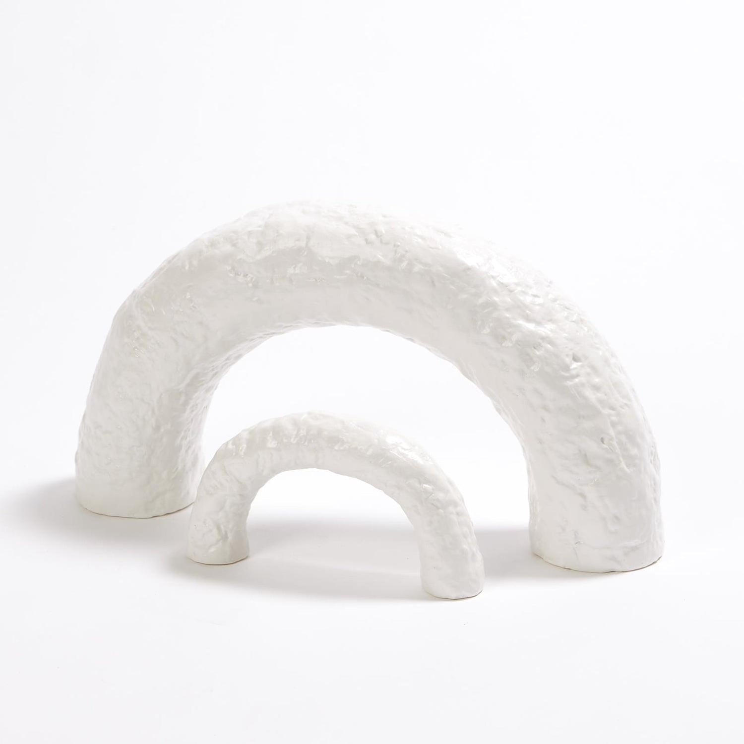 Global Views Large Matte White Germain Arch