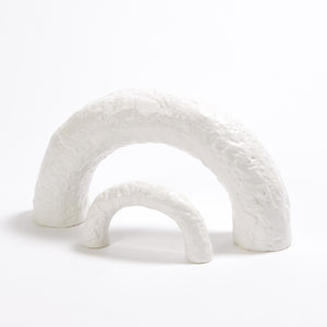 Global Views Large Matte White Germain Arch