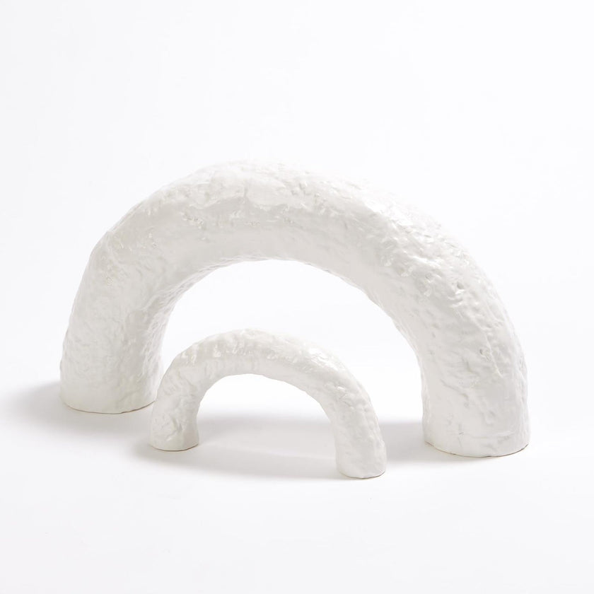 Global Views Large Matte White Germain Arch