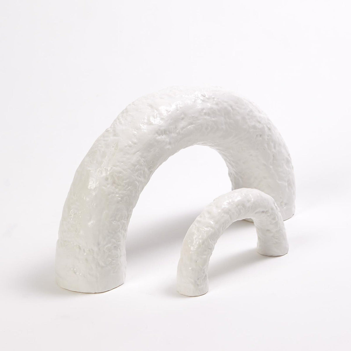 Global Views Large Matte White Germain Arch