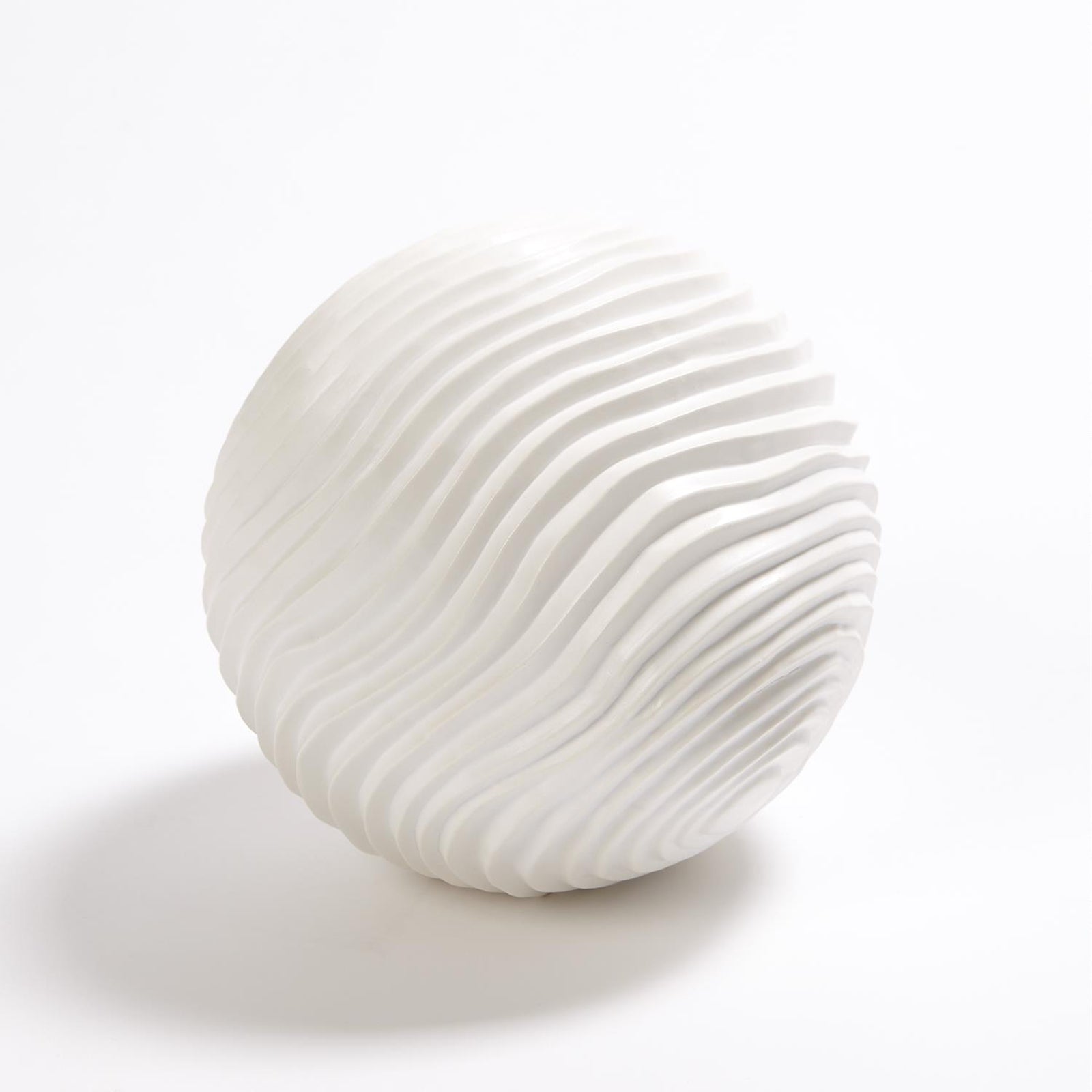 Global Views Varenne Sphere-Matte White