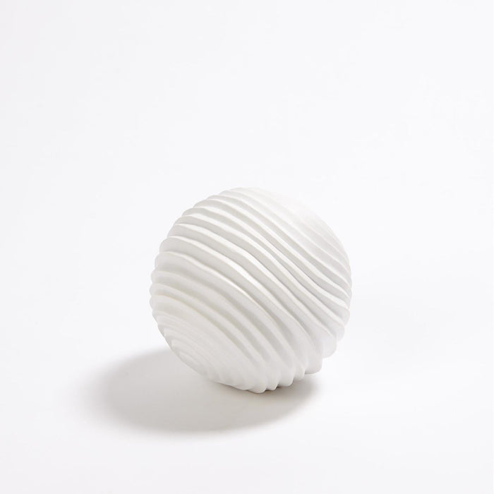 Global Views Varenne Sphere-Matte White