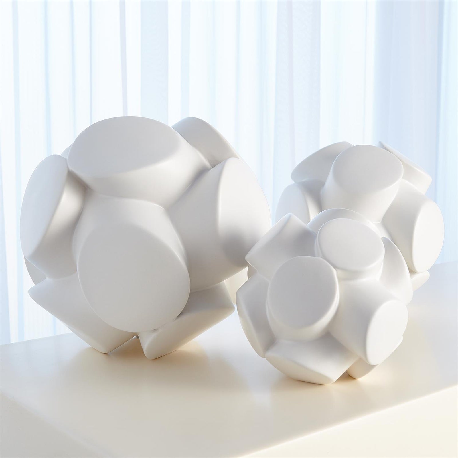 Global Views Matte White Mayet Sculpture