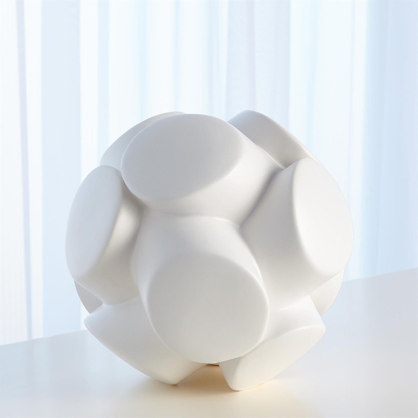 Global Views Matte White Mayet Sculpture