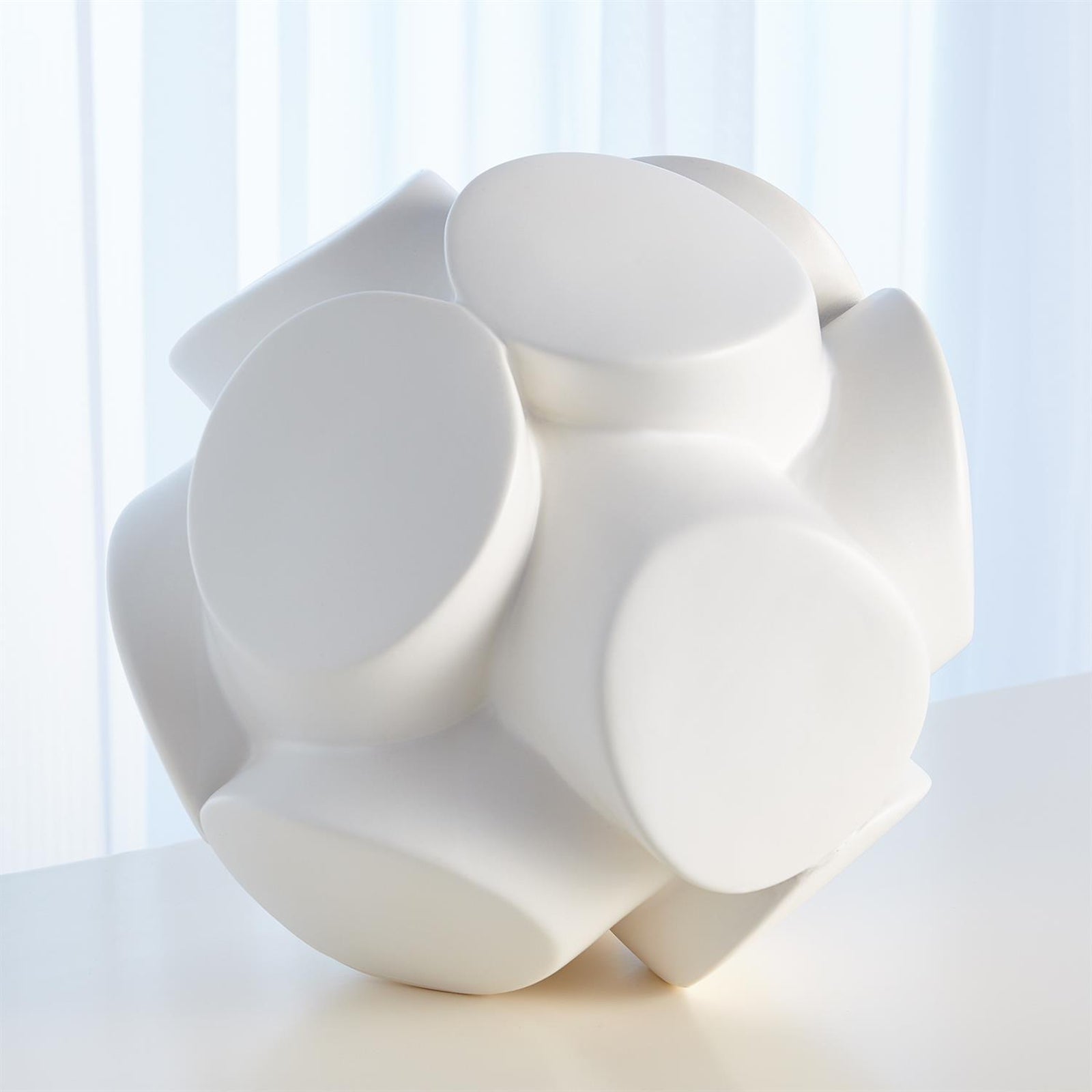 Global Views Matte White Mayet Sculpture