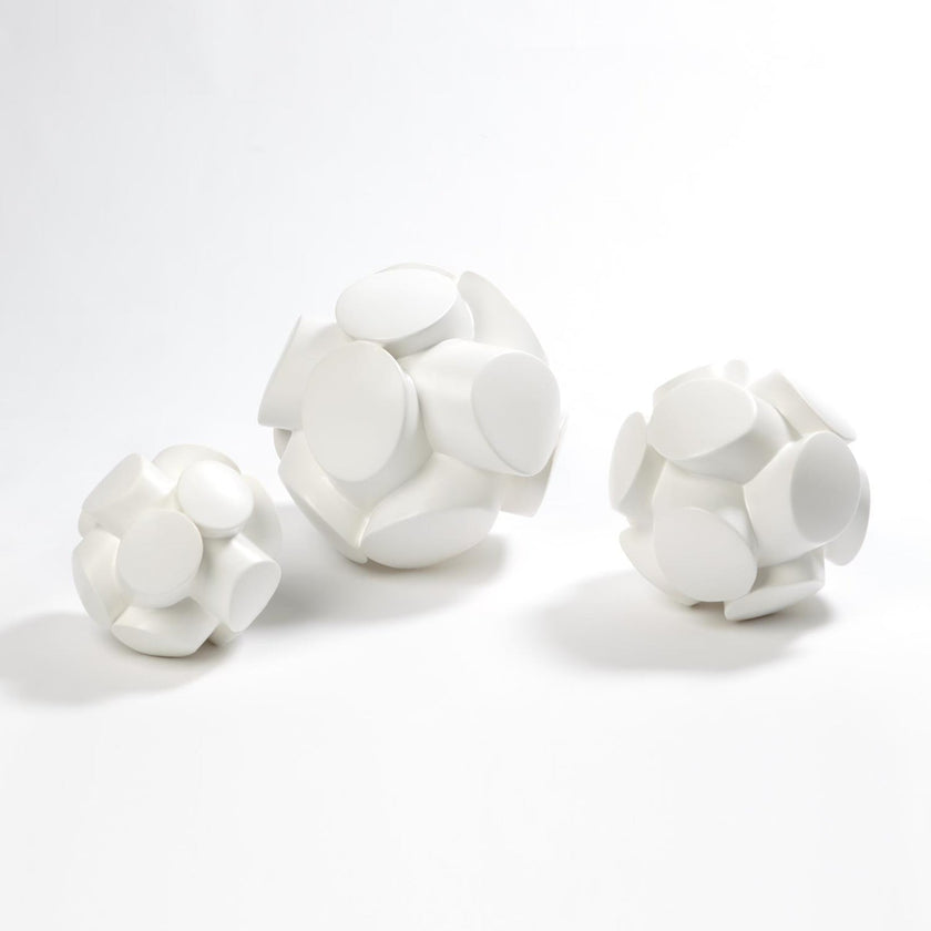 Global Views Matte White Mayet Sculpture