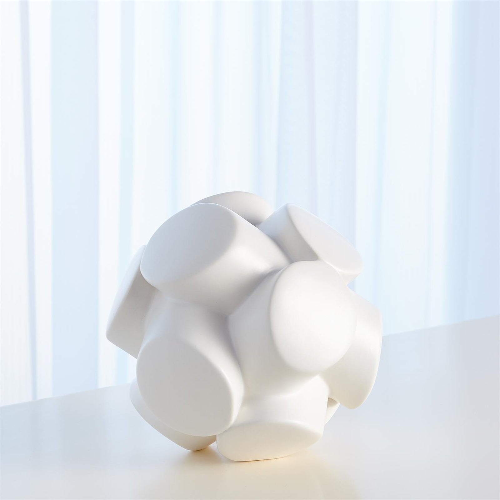 Global Views Matte White Mayet Sculpture