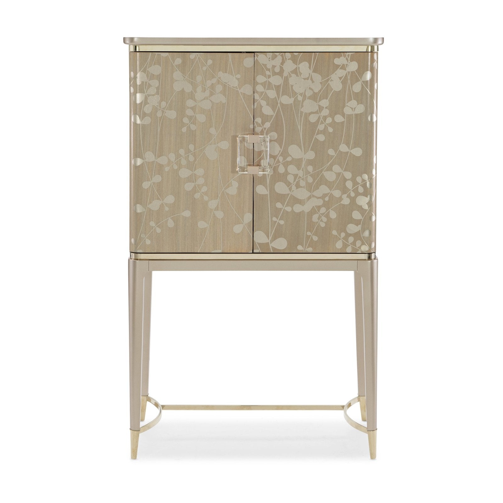 Caracole Classic A New Leaf Bar Cabinet Open Box Item