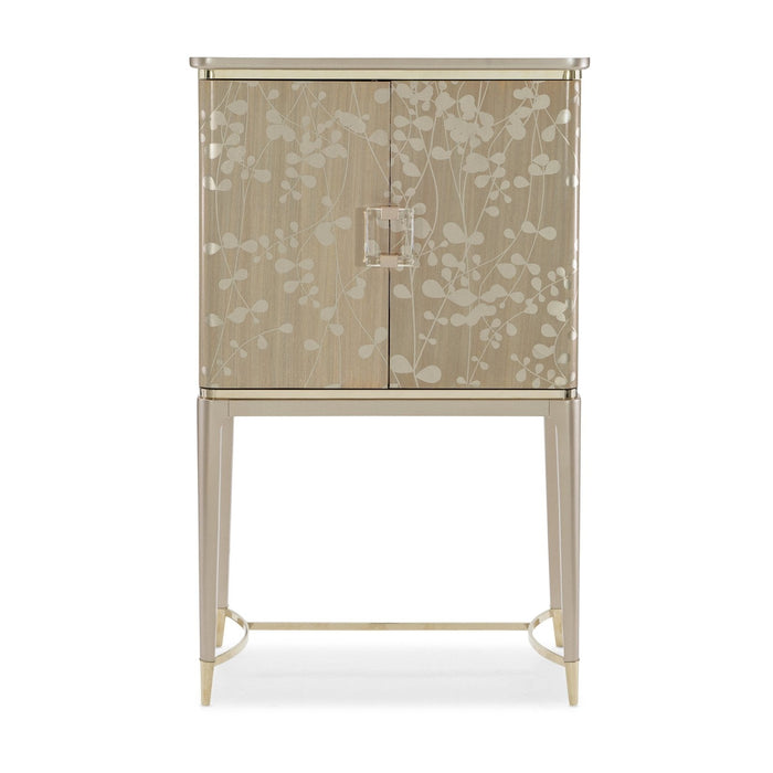 Caracole Classic A New Leaf Bar Cabinet Open Box Item