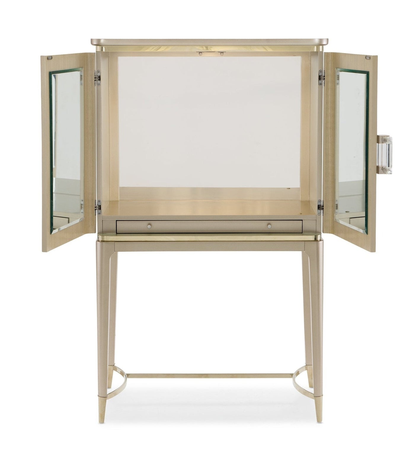 Caracole Classic A New Leaf Bar Cabinet Open Box Item