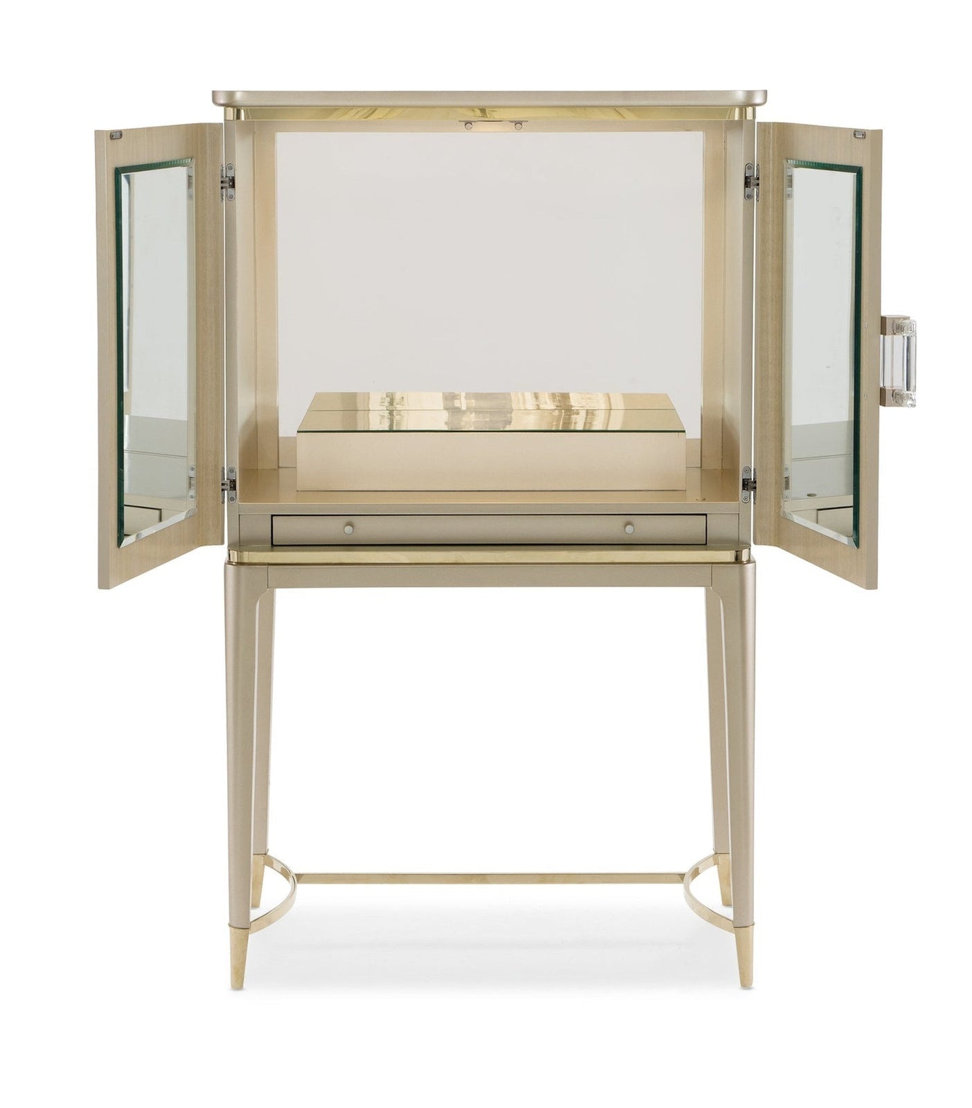 Caracole Classic A New Leaf Bar Cabinet Open Box Item