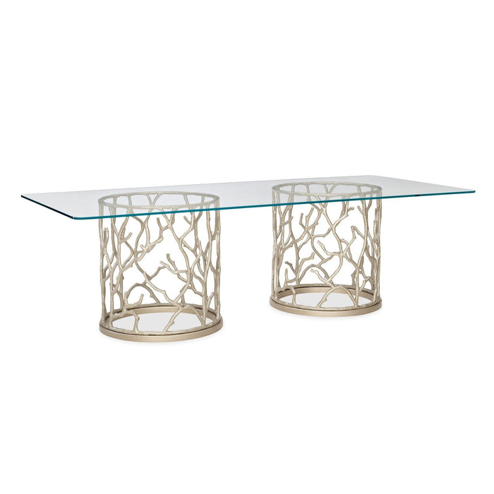 Caracole Classic Around The Reef Rectangle Dining Table Base Only