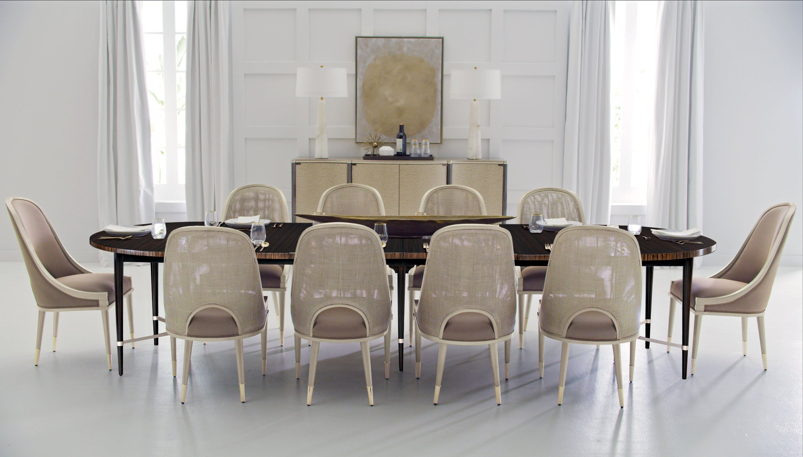 Caracole Classic Long And Short Of It Dining Table