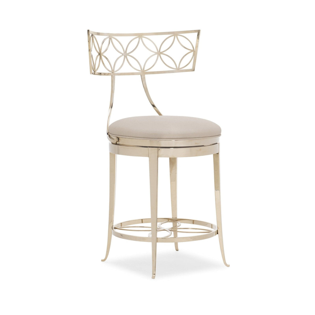 Caracole Classic Royal Klismos At The Counter Stool Open Box Item