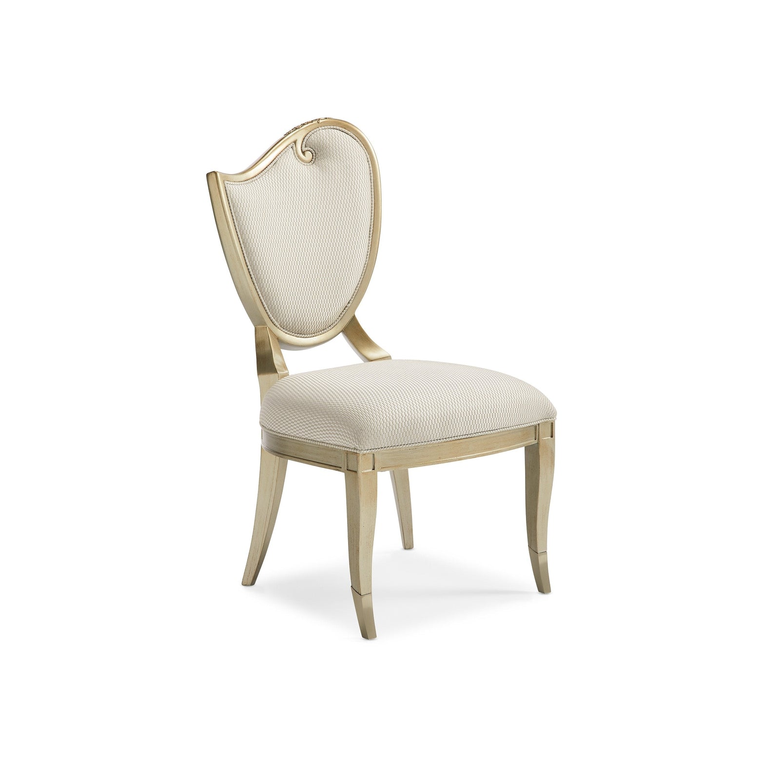 Caracole Compositions Fontainebleau Left Side Chair - Set of 2 INV