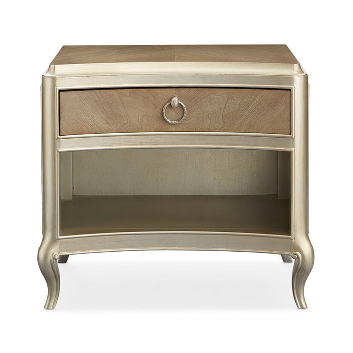 Caracole Compositions Fontainebleau One Drawer Nightstand