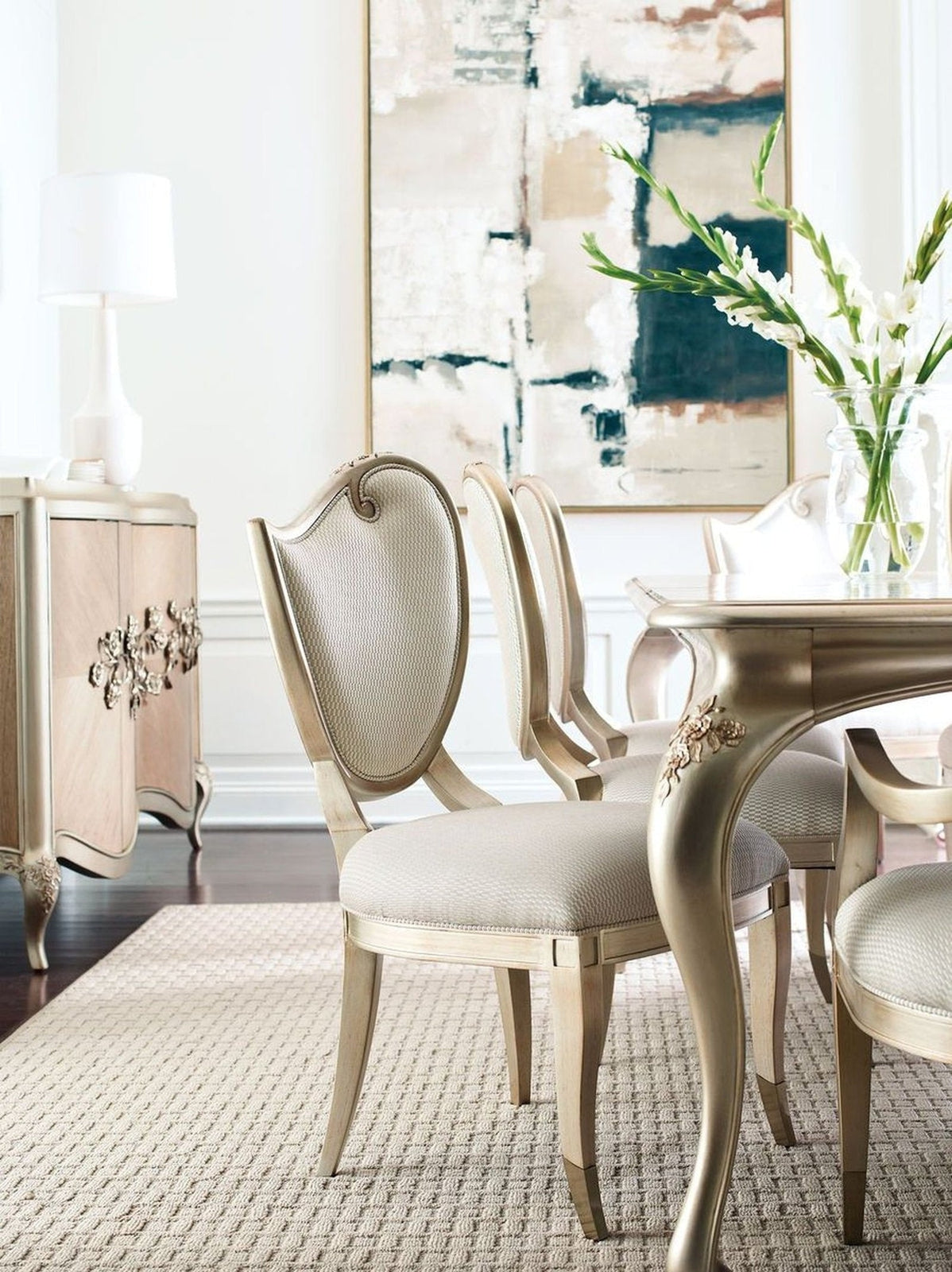 Caracole Compositions Fontainebleau Rectangle Dining Table