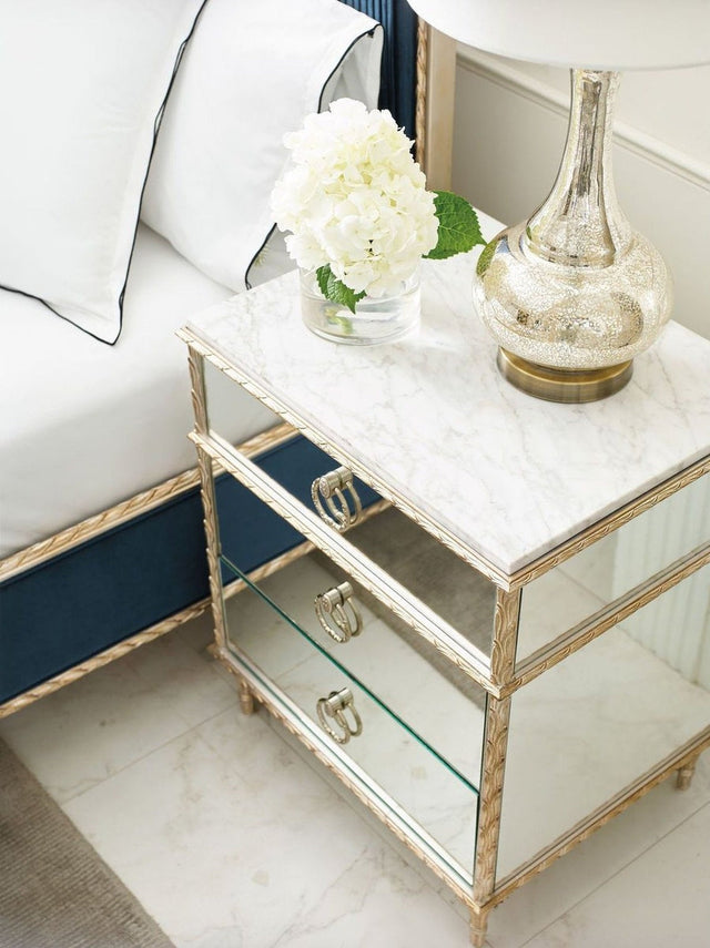 Caracole Compositions Fontainebleau Three Drawer Nightstand Sale