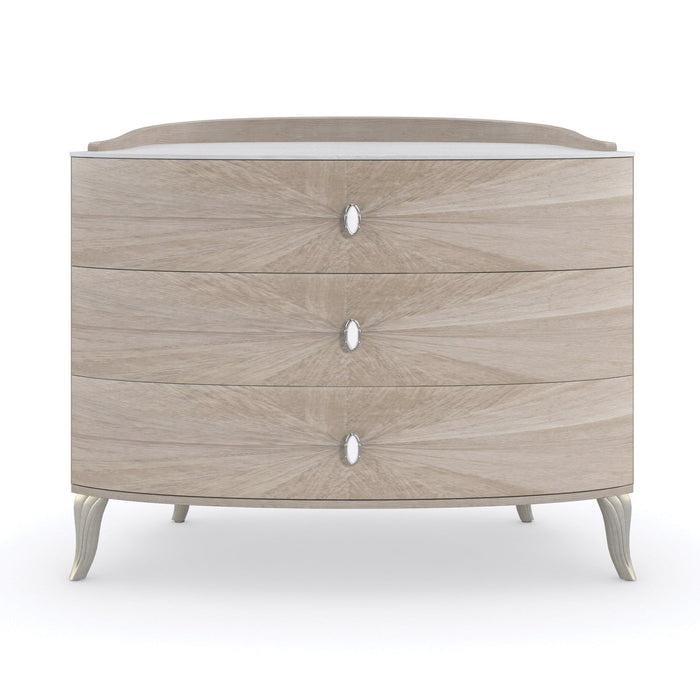 Caracole Compositions Lillian Large Drawer Nightstand DSC