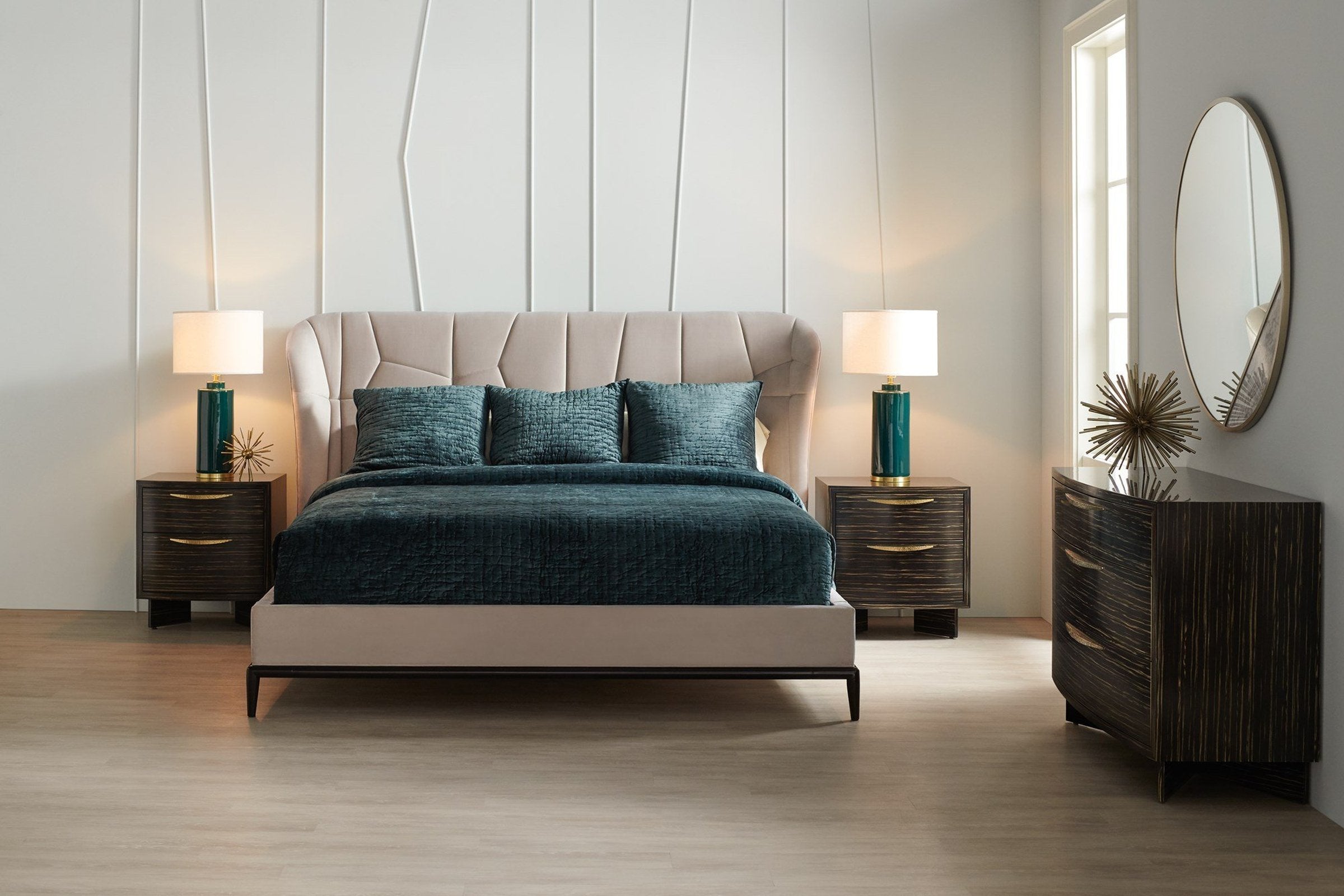 Caracole Edge Vector Upholstery Bed