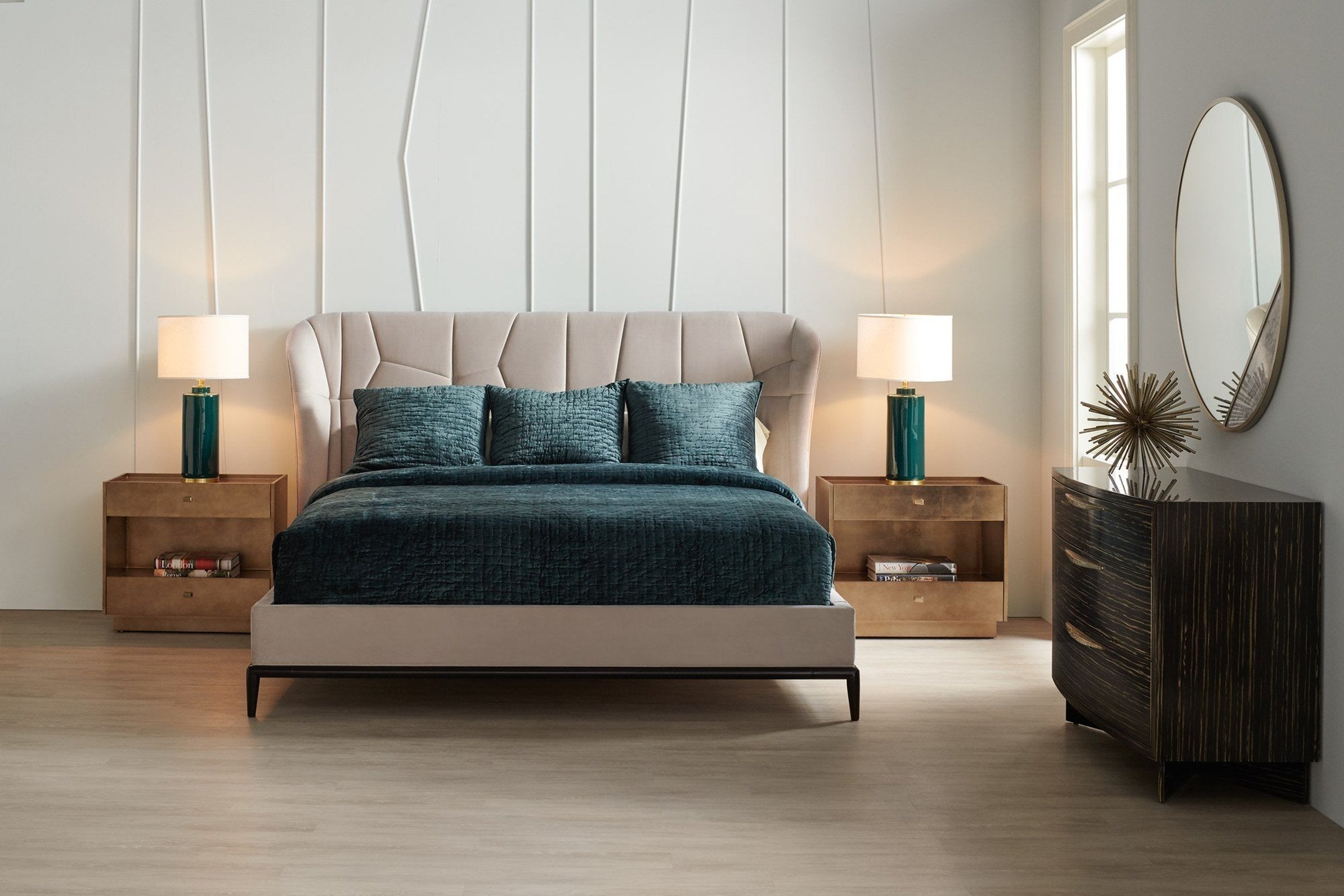 Caracole Edge Vector Upholstery Bed