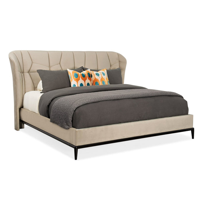 Caracole Edge Vector Upholstery Bed DSC Sale