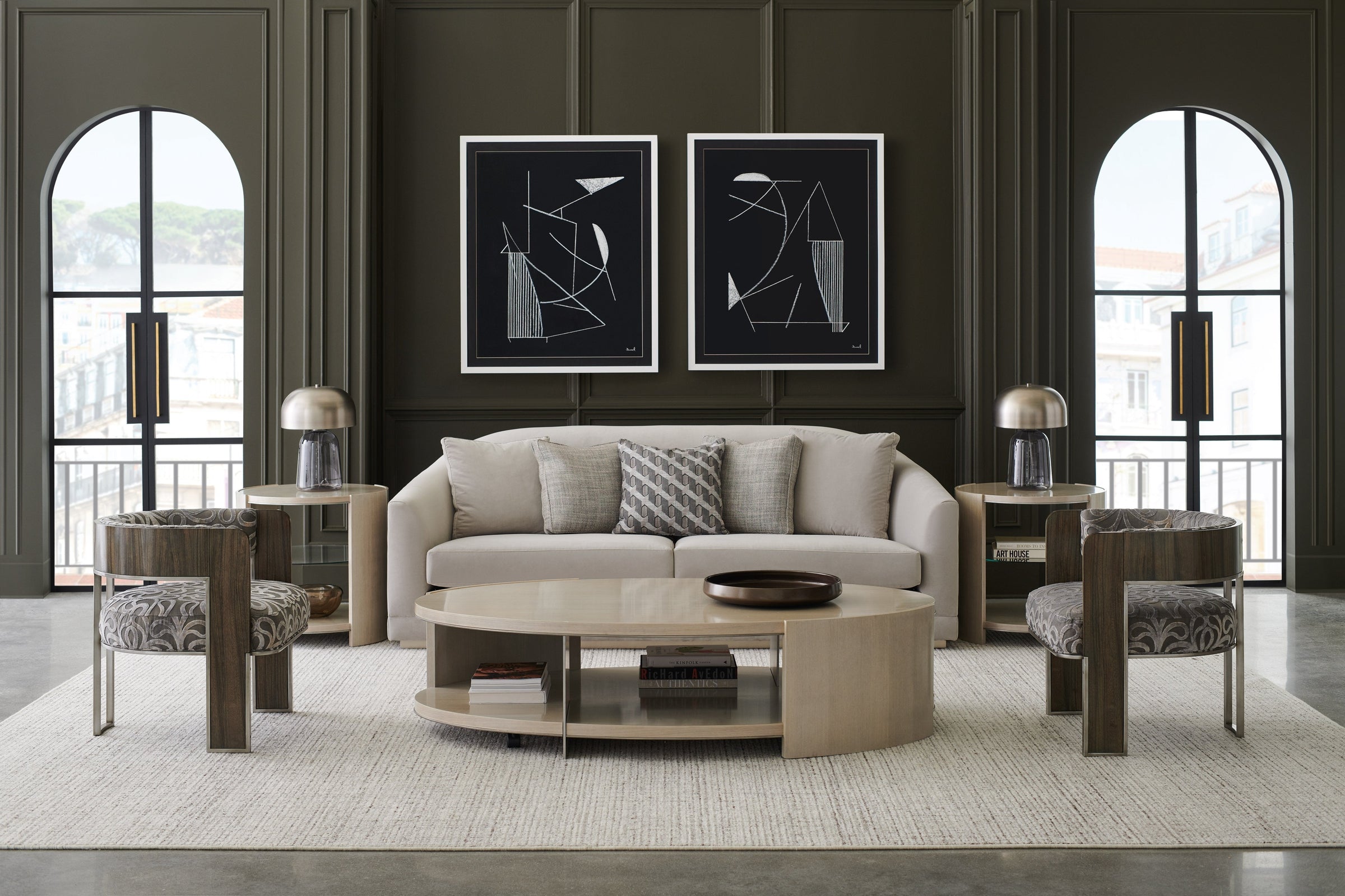 Caracole Modern Streamline Streamliner Chair