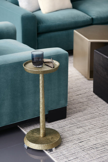 Caracole Remix Metal Spot End Table Clearance