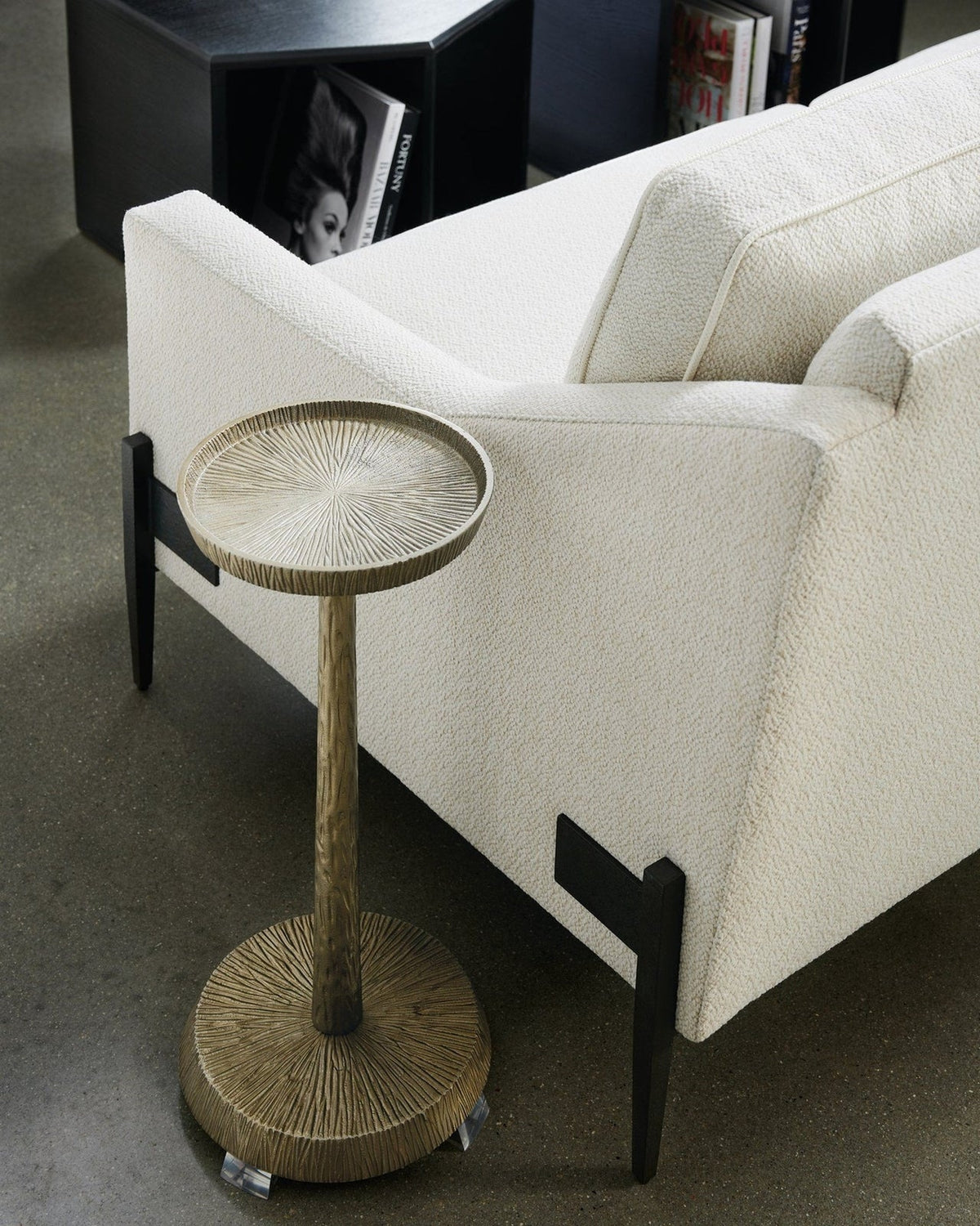 Caracole Remix Metal Spot End Table Clearance