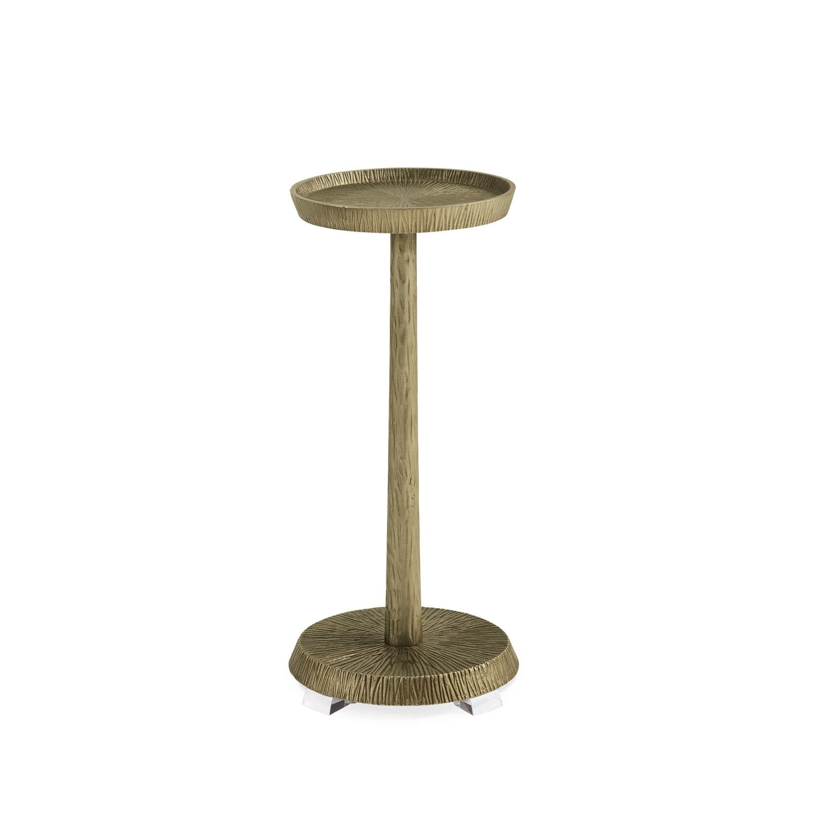 Caracole Remix Metal Spot End Table DSC