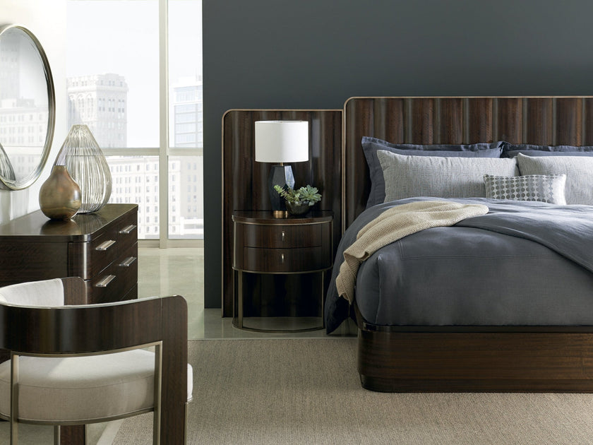 Caracole Streamline Half Moon Nightstand