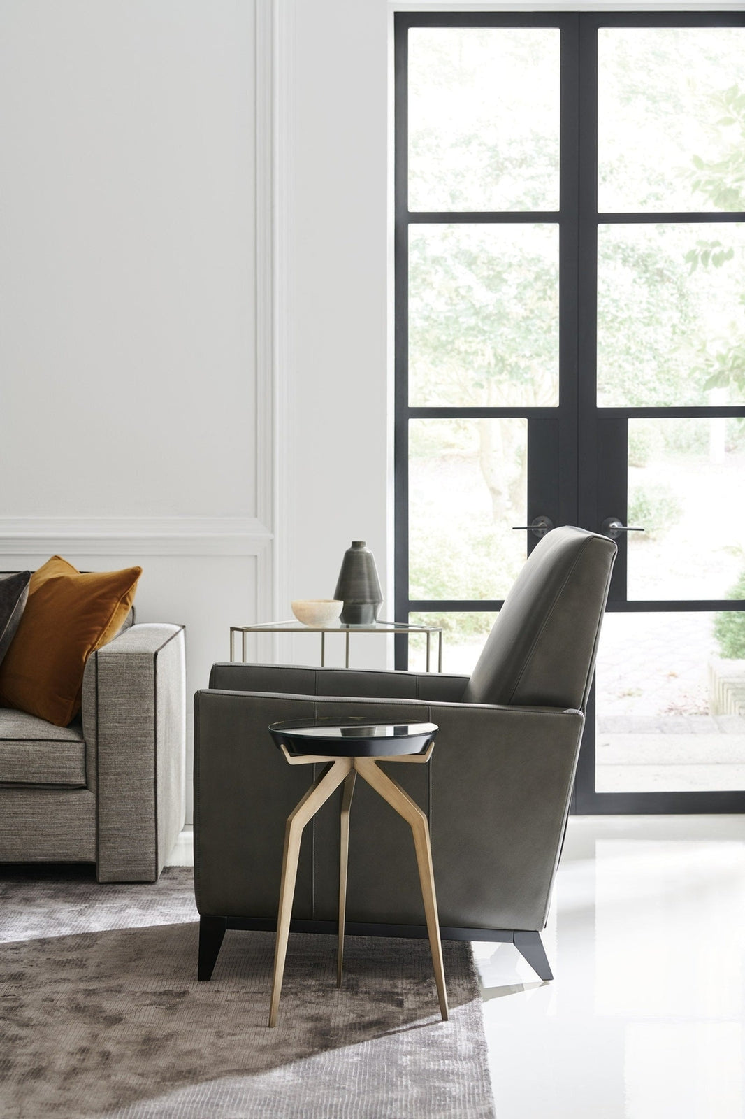 Caracole Upholstery Lean on Me Accent Chair INV