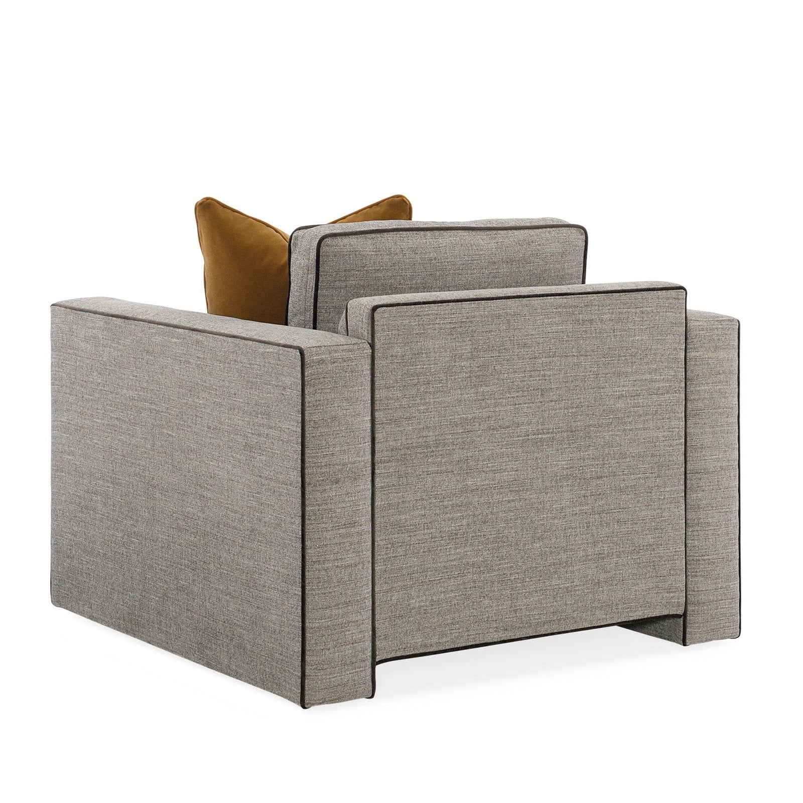 Caracole Upholstery Welt Played Accent Chair