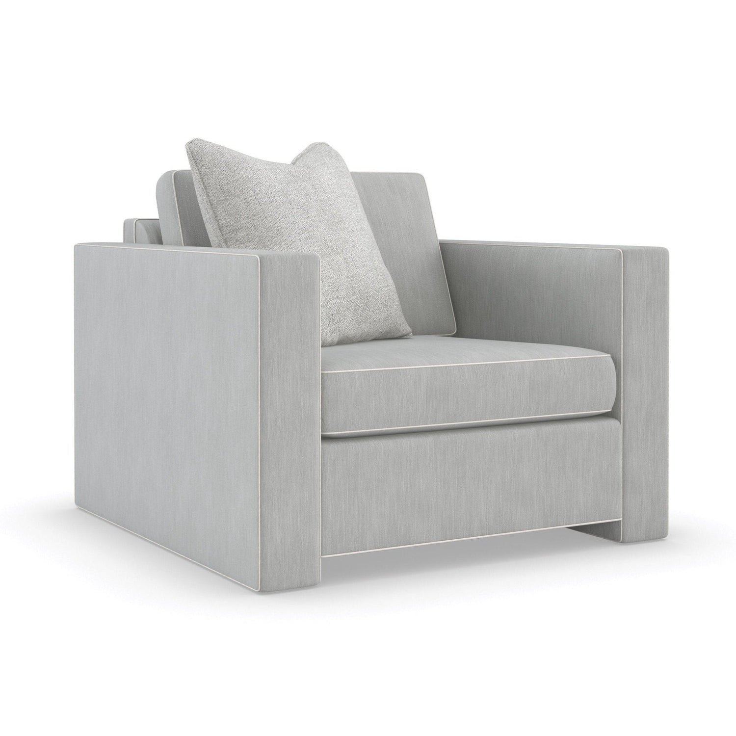 Caracole Upholstery Welt Played Accent Chair
